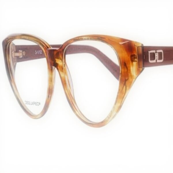Montatura D Squared DQ5060 56 mm Marrone Uomo Design
