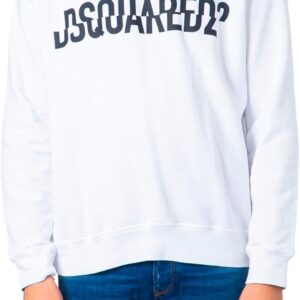 Felpa Uomo DSQUARED Cotone Logo Grande Taglia XL-0