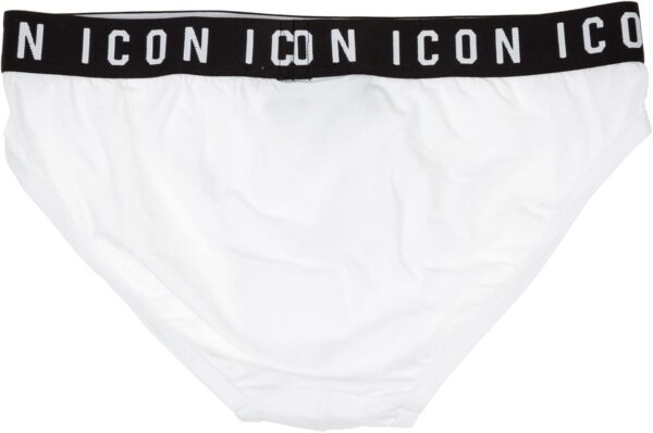 Slip Uomo DSQUARED2 Be Icon Bianco Tinta Unita XL-2