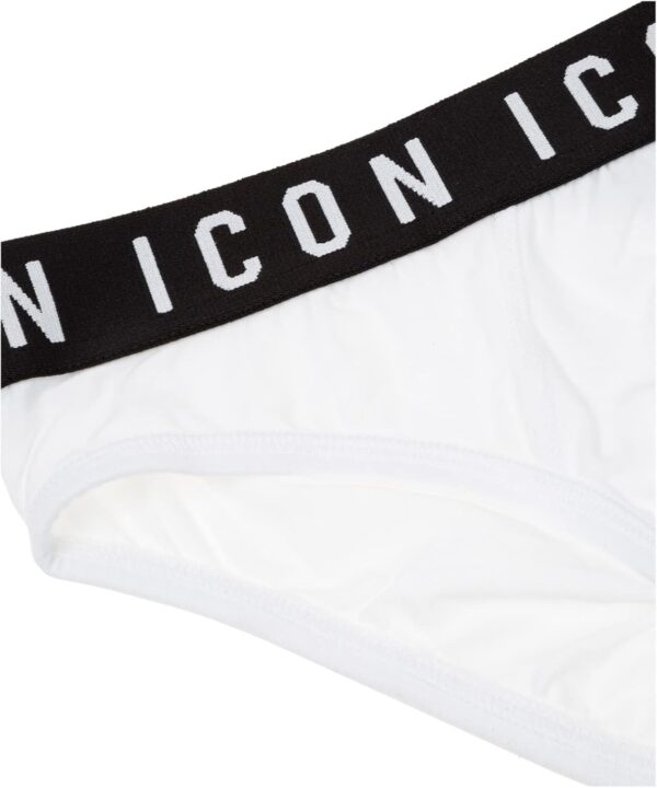Slip Uomo DSQUARED2 Be Icon Bianco Tinta Unita XL-1