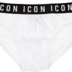 Slip Uomo DSQUARED2 Be Icon Bianco Tinta Unita XL-0