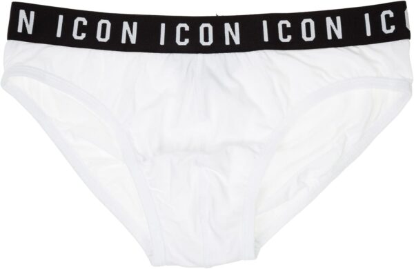 Slip Uomo DSQUARED2 Be Icon Bianco Tinta Unita XL-0