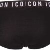 Slip Uomo DSQUARED2 Nero Icon Design Intimo XL-1