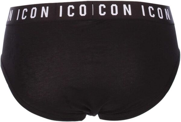 Slip Uomo DSQUARED2 Nero Icon Design Intimo XL-1