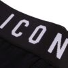 Slip Uomo DSQUARED2 Nero Icon Design Intimo XL-2