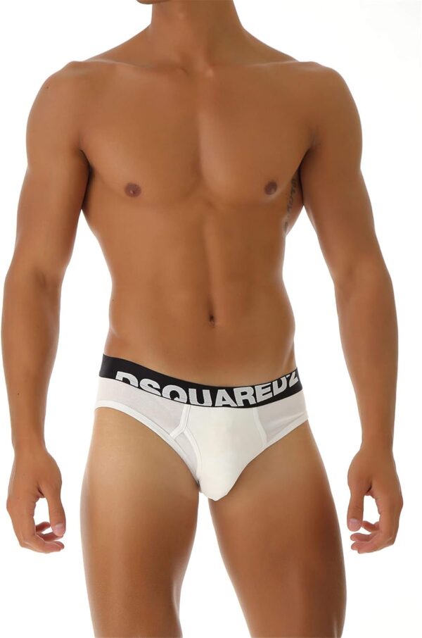 DSQUARED2 Brief Bipack DCX670030 100 Bianco, 100 Bianco, XXXL-0