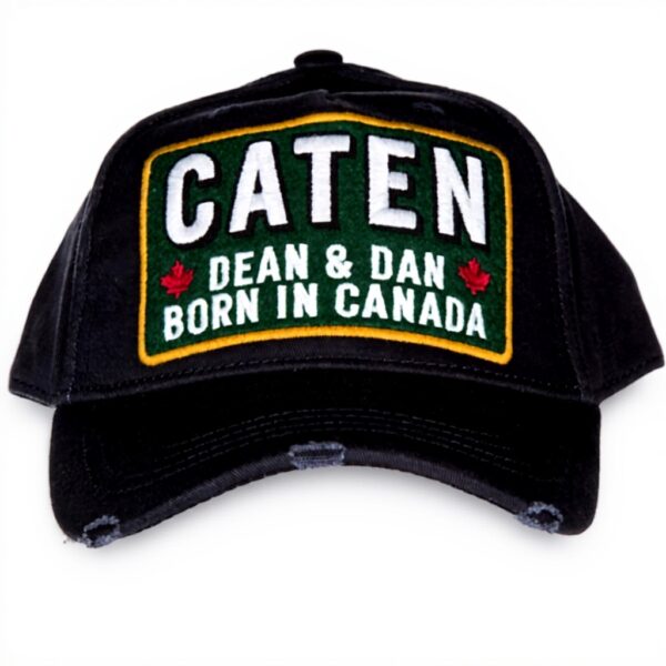 Dsquared2 berretto uomo cotone gabardine blu regolabile