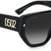 Occhiali da sole DSQUARED2 D2 0088/S Unisex Black Gold-2