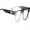 Dsquared2 D2 0147 Occhiali Uomo Nero Corno 54mm