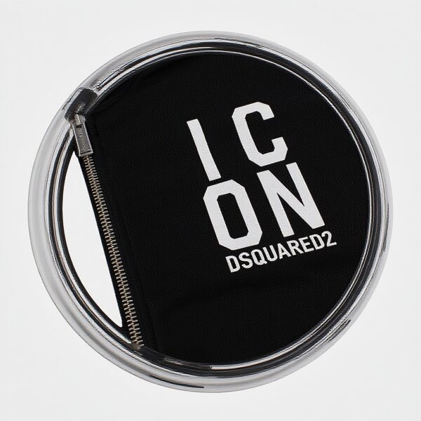 Felpa Bambini DSQUARED2 Slouch Fit Cappuccio Bianco Nero