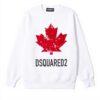 Felpa DSQUARED2 Kids DQ3005 bianco unisex 16 anni