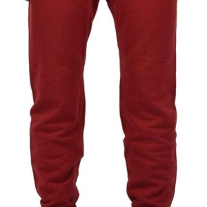 Pantalone Tuta Uomo DSQUARED2 Rosso Cotone Grafica XXL-0