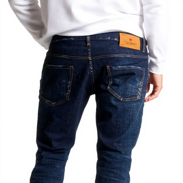 Pantaloni Dsquared2 Jeans Uomo Blu Design FW23