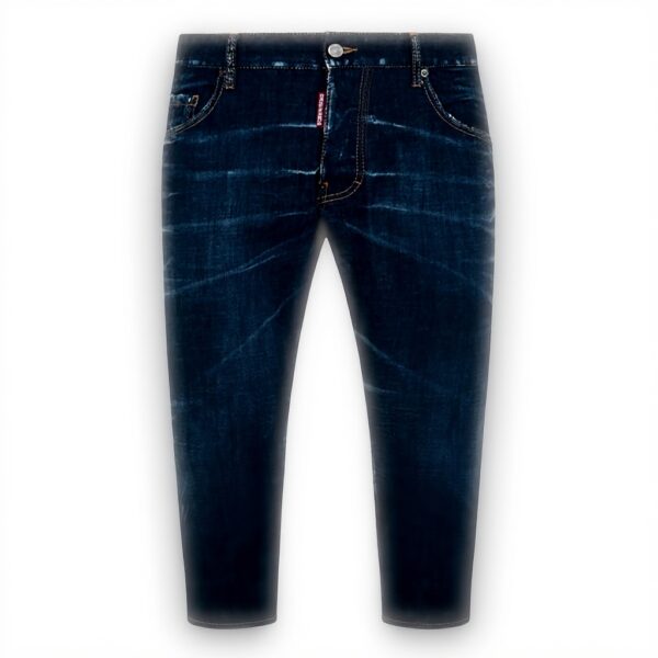 Pantaloni Dsquared2 Jeans Uomo Blu Design FW23
