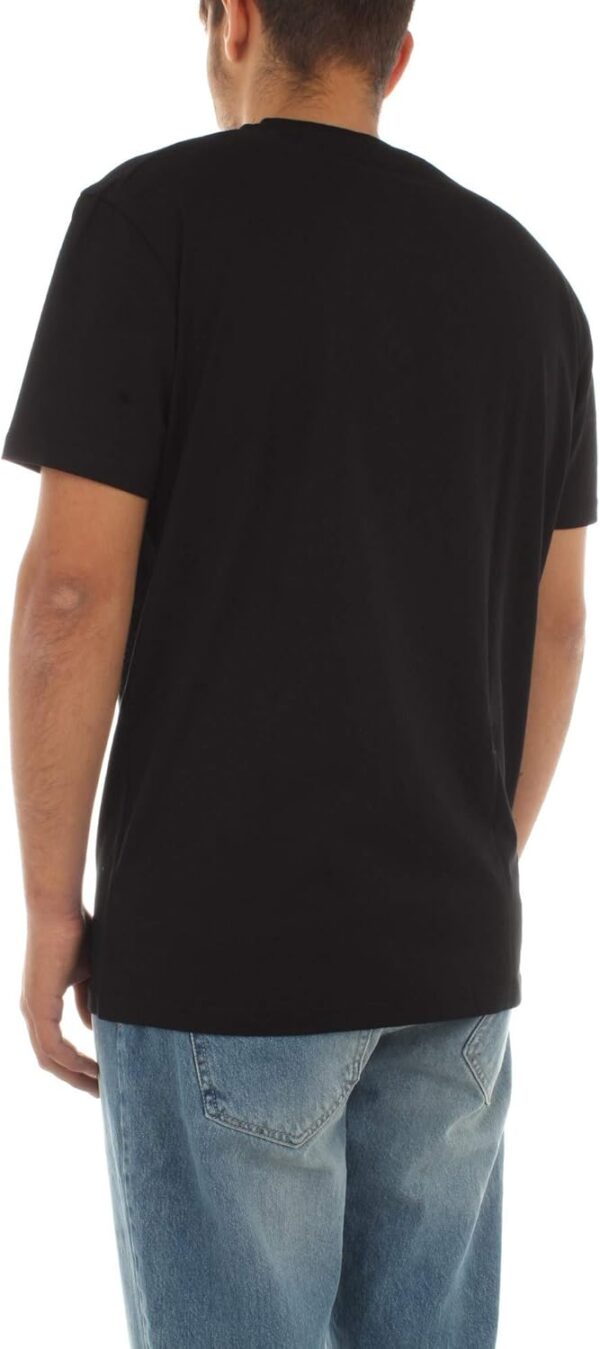 T-shirt DSQUARED2 nero round neck maglietta uomo-2