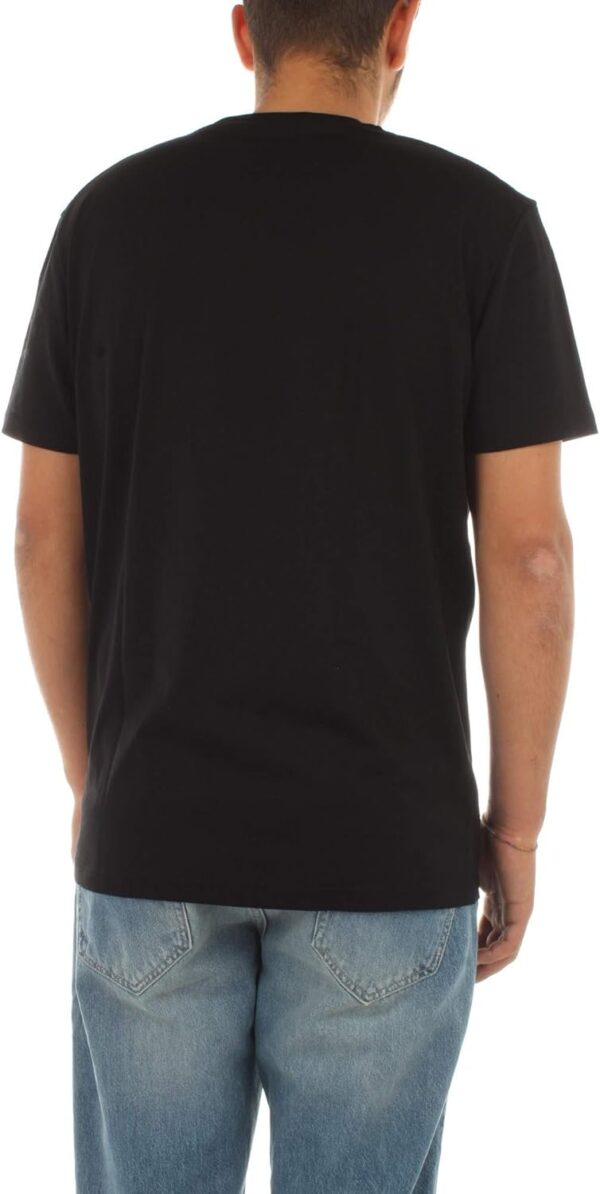 T-shirt DSQUARED2 nero round neck maglietta uomo-5
