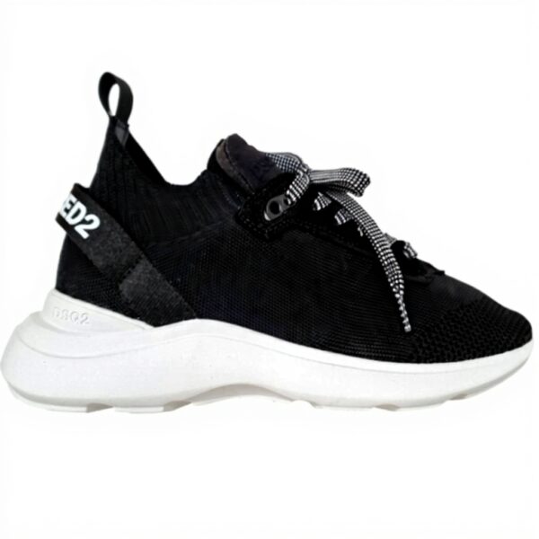 Sneaker DSQUARED2 Fly SNM0286 Bianco Nero Unisex