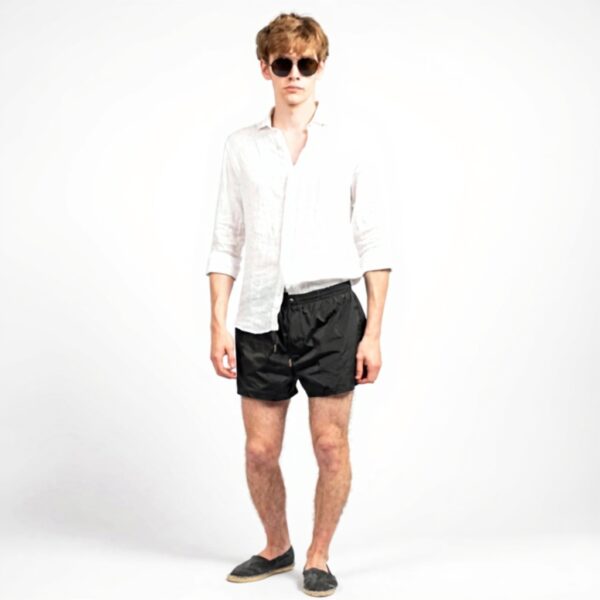 Slip da bagno DSQUARED2 nero moda uomo mare piscina