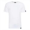 T-shirt DSQUARED2 patch logo bianca uomo donna cotone
