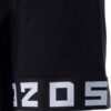 T-shirt DSQUARED2 nera manica logata uomo donna cotone-1