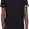 T-shirt DSQUARED2 nera unisex manica logata cotone-2