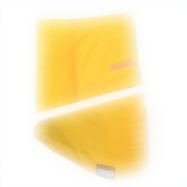 T-shirt uomo DSQUARED2 cotone manica corta giallo