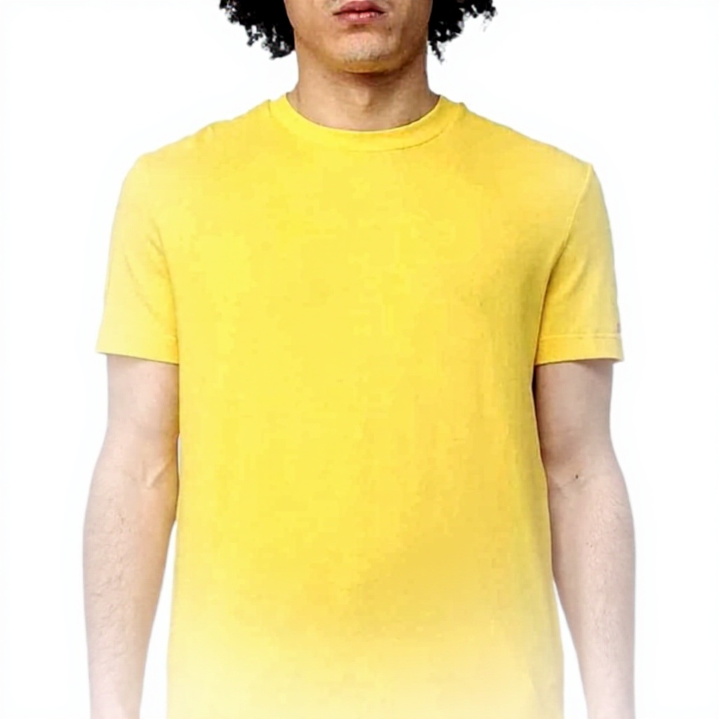 T-shirt uomo DSQUARED2 cotone manica corta giallo