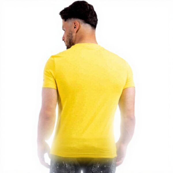 T-shirt uomo DSQUARED2 cotone manica corta giallo
