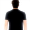 T-Shirt Uomo DSQUARED2 Nero Patch Logo Manica Casual