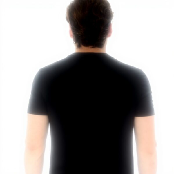 T-Shirt Uomo DSQUARED2 Nero Patch Logo Manica Casual