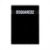 Telo mare DSQUARED2 nero logo unisex asciugamano spiaggia