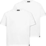 T-shirt DSQUARED2 bianca sottogiacca cotone uomo-0