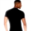 T-shirt DSQUARED2 nera logo bianco cotone uomo