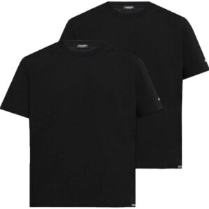 T-shirt DSQUARED2 nera sottogiacca cotone uomo XL-0