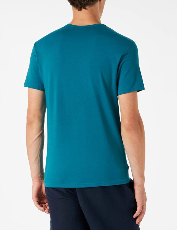 T-shirt Uomo Emporio Armani V-Neck 2-Pack Fibra Naturale-4