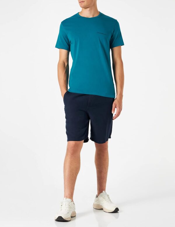 T-shirt Uomo Emporio Armani V-Neck 2-Pack Fibra Naturale-2