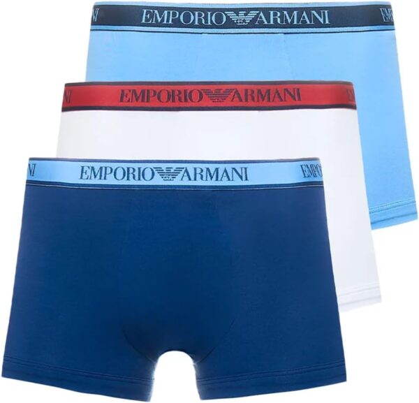 Boxer Emporio Armani 3 pezzi cotone stretch confort fit-0