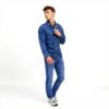 Jeans Slim JACK JONES Vita Bassa Tessuto Elastico Uomo