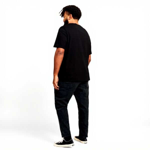 Jeans Uomo Tapered Fit JACK JONES Denim Nero Plus Size