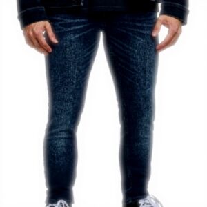 Jeans Uomo JACK amp JONES Tapered Fit Blu Scuro Cotone Elastan