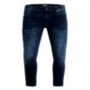 Jeans Uomo JACK amp JONES Tapered Fit Blu Scuro Cotone Elastan