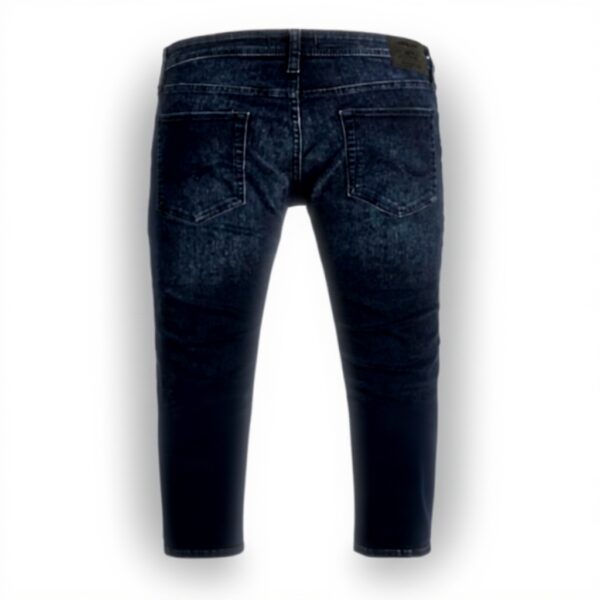 Jeans Uomo JACK amp JONES Tapered Fit Blu Scuro Cotone Elastan