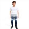 Jeans Uomo JACK amp JONES Tapered Fit Blu Scuro Cotone Elastan