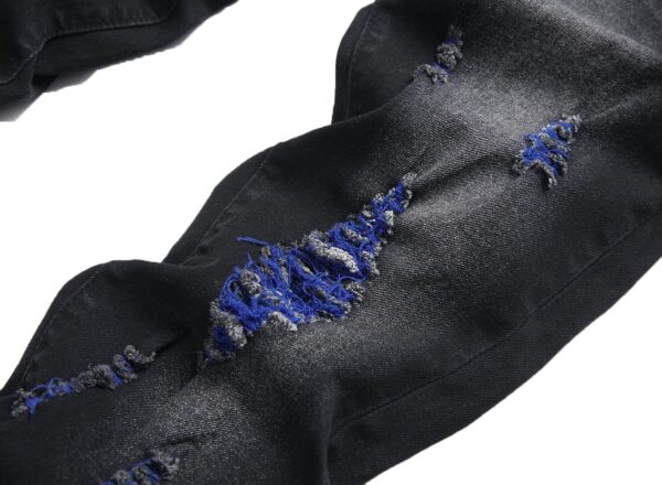 Jeans dritti uomo QIMYUM comodi gamba dritta denim-3