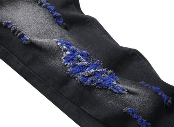 Jeans dritti uomo QIMYUM comodi gamba dritta denim-4