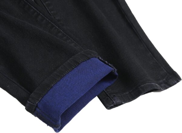 Jeans dritti uomo QIMYUM comodi gamba dritta denim-8