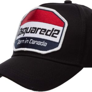 DSquared Baseball Cap Uomo Nero - Design Essenziale e Stile-0