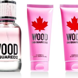 DSQUARED KIT WOOD2 Donna Eau De Toilette 50 ML + BL100 + SG-0