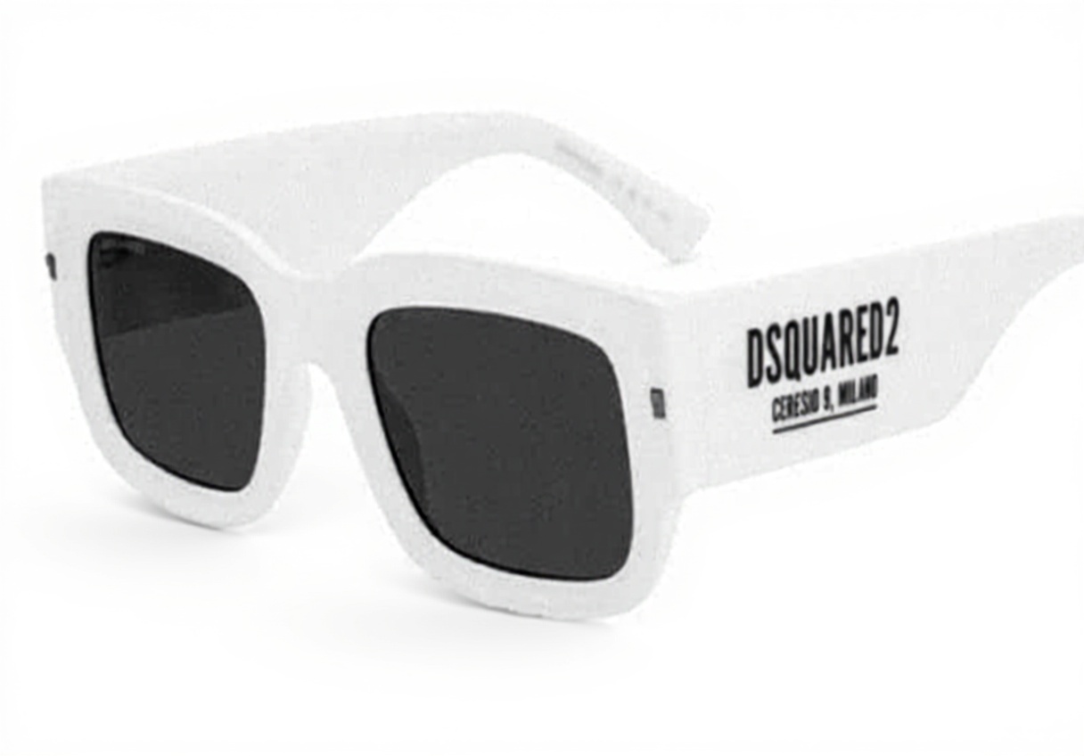 Occhiali DSQUARED2 D2 0089/S indossati in un contesto urbano