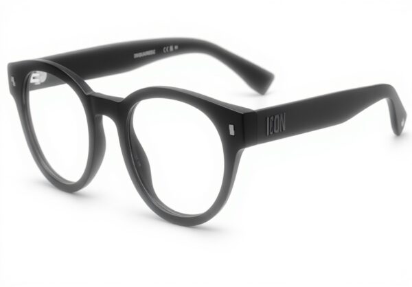 Occhiali da sole Dsquared2 ICON 0014 Nero opaco Uomo
